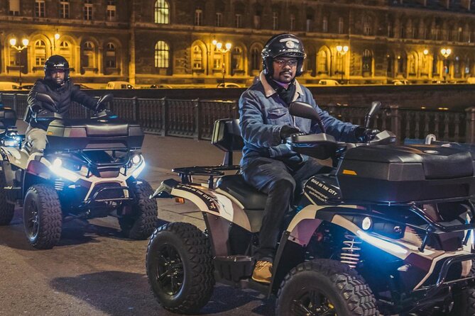 1h30 E-Quad ride in Paris - Meeting on the Champs-Élysées and your e-quad setup
