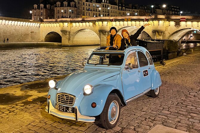 2-hour Private Night Ride in a Citroën 2CV in Paris - Place Vendôme: jewelry-studded views, Ritz history, and photo-friendly streets