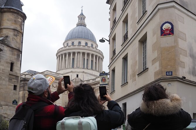 2 Hour Street-art Walk and Space Invaders Hunt in Paris - Center Georges Pompidou, used like a street-art stage