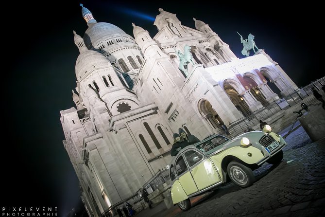 2CV tour by night - Route Walkthrough: Photo Stops From Notre-Dame to Invalides
