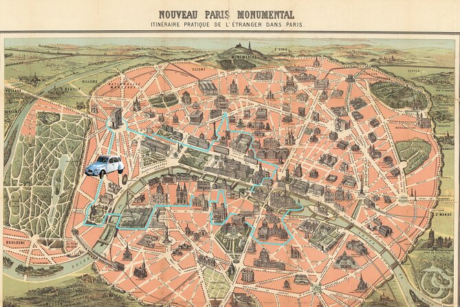 2H Discovery Tour of Paris in 2CV CITROEN - Place Vendôme to Concorde: a great “first Paris” chain of sights