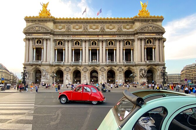 2H Discovery Tour of Paris in 2CV CITROEN - Price and timing: what 2 hours buys you