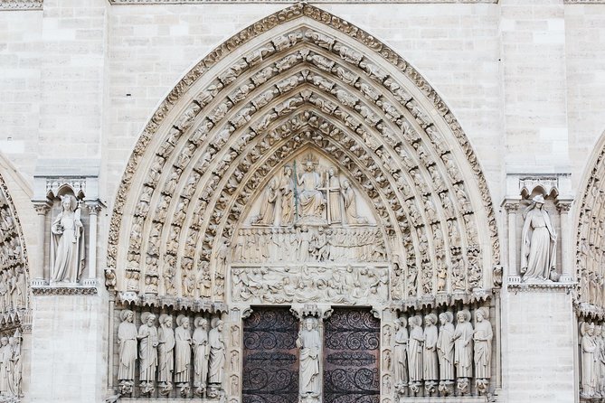 90 Minutes Notre Dame Exterior Semi Private Tour - Square Jean XXIII: the back side view most people skip