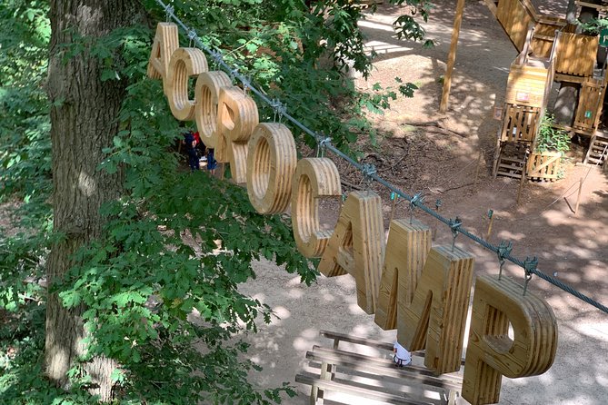 Accrobranches course in the middle of the forest in Saint-Germain-en-Laye - Getting there: check in at AccroCamp, then find the entrance fast