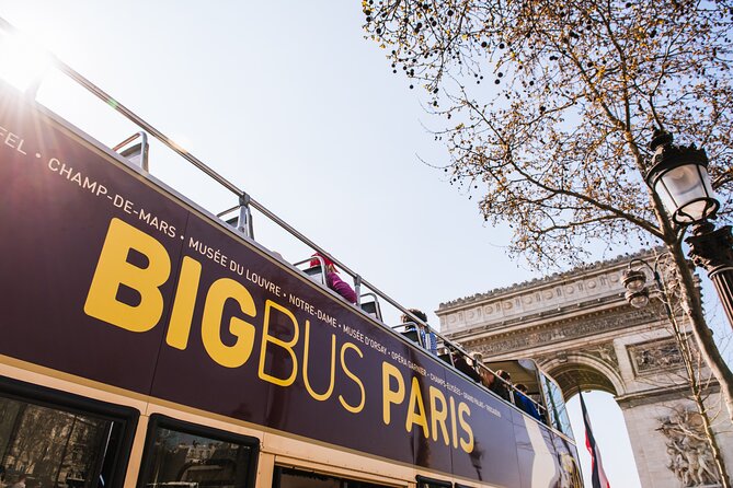 Arc de Triomphe, Hop-On Hop-Off Bus and optional River Cruise - Arc de Triomphe rooftop views, plus the street-level wow