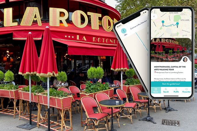 Artists in Montparnasse, smartphone audioguided tour - Where you start and where you end (and how that affects your day)