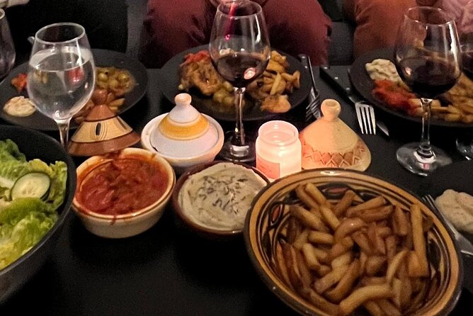Authentic Moroccan Dinner & Cooking Workshop in Paris - Wine with dinner in France: included, but rules matter