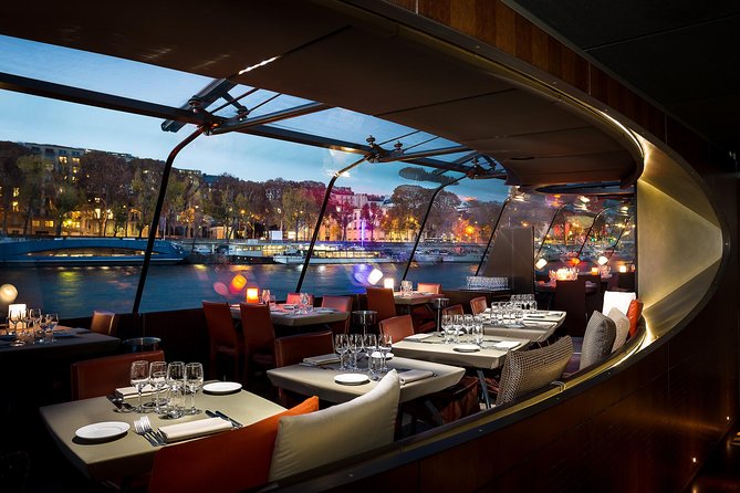 Bateaux Parisiens Seine River Gourmet Dinner & Sightseeing Cruise - Pont Neuf, then the river view of Notre Dame’s setting