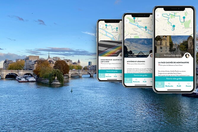 BEST OF PARIS : 3 smartphone audioguided tours - A 4.5-hour self-guided loop: Montmartre, the Louvre area, and Le Marais