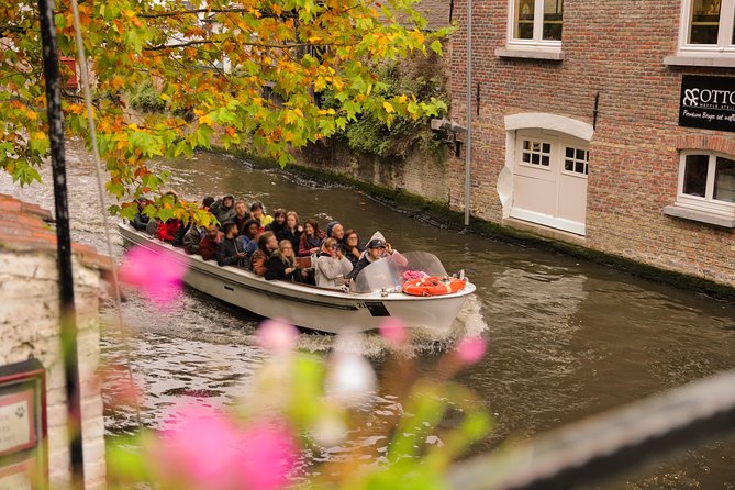 Bruges Guided or Audio Trip with Canal Cruise Option from Paris - Picture-perfect stop order: Rozenhoedkaai, Minnewater, Boniface Bridge, and more