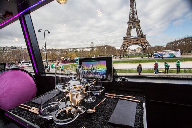 Champs-Elysées Lunch and Champagne on a Panoramic Bus - Upstairs Dining: The Real Reason to Book