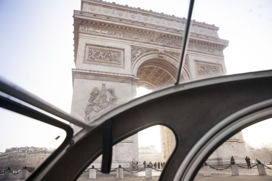 Classic, Romantic Paris: 3-Hour Vintage 2CV Tour - Classic Paris highlights: Champs-Élysées, Arc de Triomphe, Trocadéro, and the Eiffel area