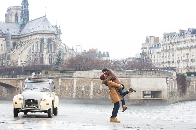 Discover Paris with a Local in his Unique Vintage Car - Eiffel Tower photo views from the road, plus the 2 chevaux moment
