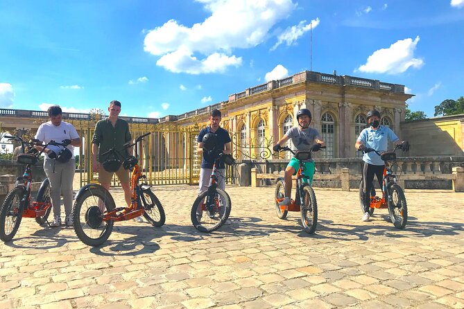 Discover Versailles on electric 2-wheelers (Yes to PRM) - La Lanterne and the Char d’Apollon fountain stop