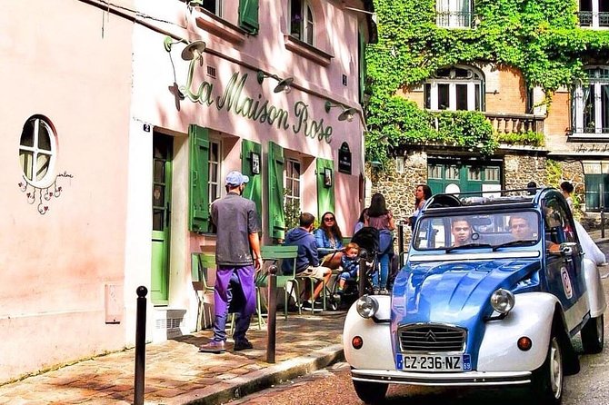 Discovery of Montmartre in a 2CV - 45 min - Price and value: how $118.63 per group makes sense