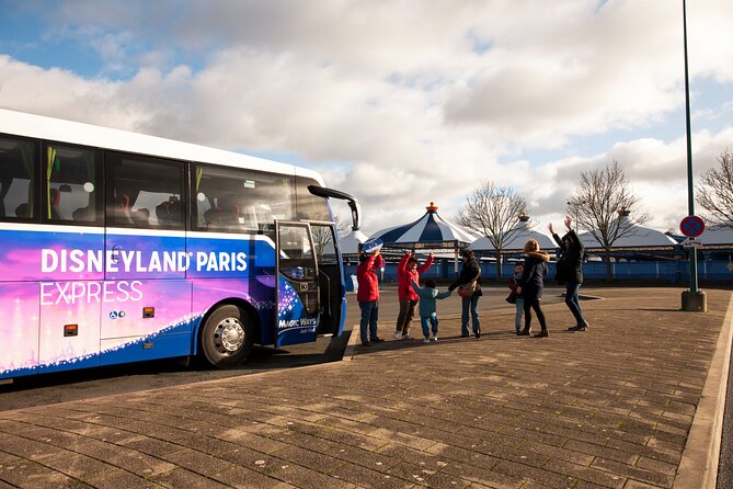 Disneyland® Paris Express Shuttle with Admission Ticket from Central Paris - The Ride: Air-Conditioned, Disney-Themed, and Built for a Big Day