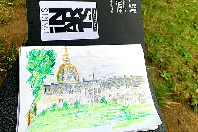 Drawing workshop/creative notebook during a walk from the Invalides to the Petit Palais - Value for $94.93: is it worth it?