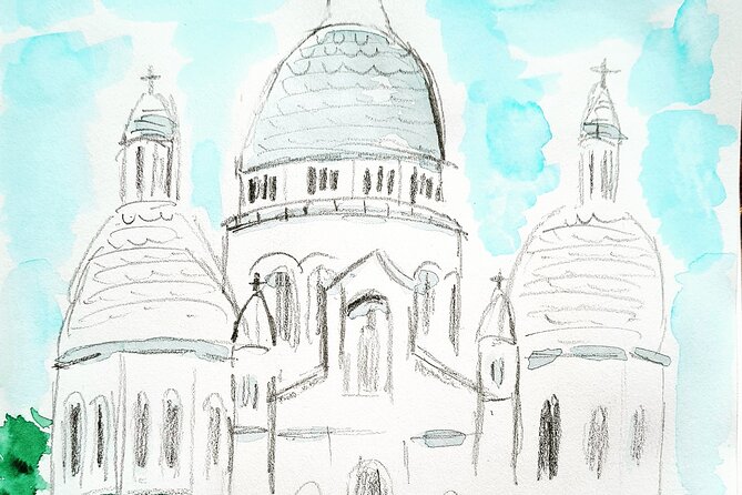 Drawing workshop / creative notebook during an unusual walk in Montmartre - Why this Montmartre sketch walk beats a normal photo tour