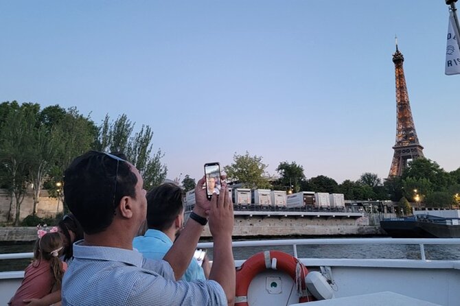 Eiffel Tower Tour & River Cruise with Summit Option - What the night views look like, and how to get better photos