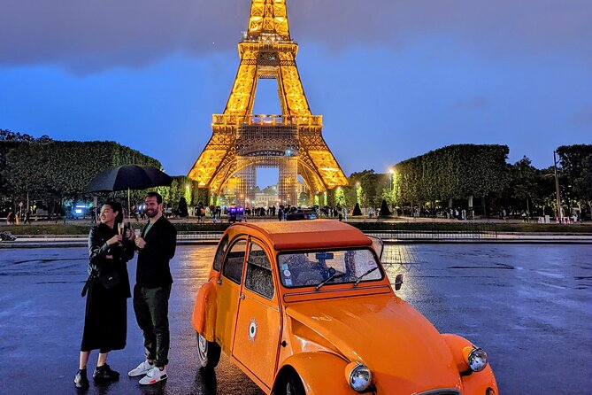 Experience the Magic of Paris By Night: A 2-Hour Iconic 2CV Tour - Price and logistics: what you pay for at $354.41 per person