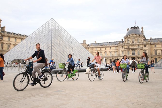 First Day Bike Tour, Top Sights, hidden gems, Wine&Cheese picnic - A smart first-day Paris plan built for motion