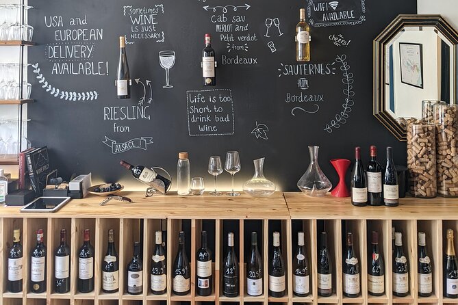 French Wine, Champagne And Cheese Tasting Paris SECRET WINE DOOR - The secret wine door experience is small, chatty, and not salesy