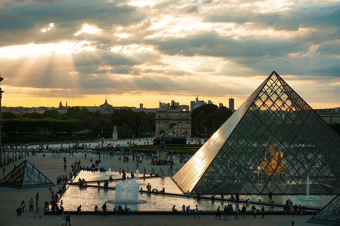 Full Day Tour In Paris With Hotel Pick Up - Louvre from the outside: glass pyramid views and a reality check