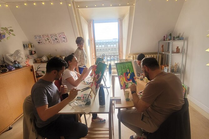 Fun Painting Class in a Professional Art Studio with a View - The 2.5-Hour Flow: From First Brush to Finished Canvas
