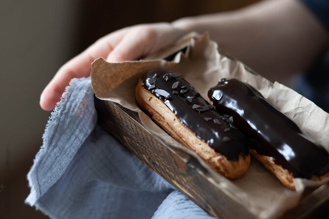 Hands-on Eclair and Choux Making with a Pastry Chef - Small group setup, pairing, and the teaching pace