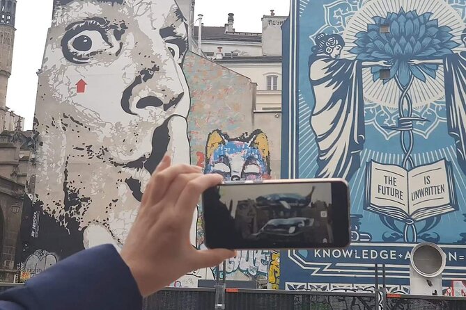 Invader Hunt - Street Art Tour of le Marais - Passing the National Archives gardens for a quieter reset