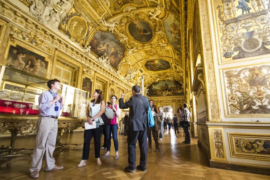 Mona Lisa & Louvre Masterpieces Tour with Reserved Access - The Louvre Pyramid photo stop and orientation moment