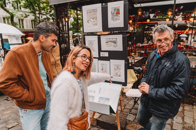 Montmartre Paris Hidden Gems Small Group Walking Tour - Place du Tertre: street artists and the Montmartre performance zone