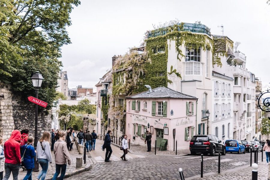 Montmartre, Paris: The Locals' Favorite Arrondissement - Cobbled Montmartre streets and the basilica moment