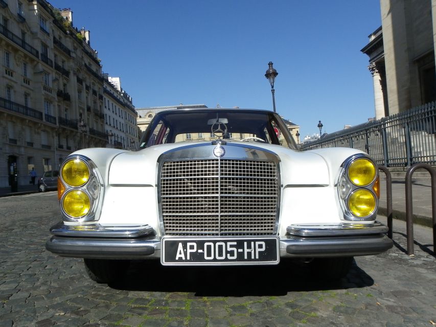 Paris: 2.5-Hour Guided Vintage Car Tour and Wine Tasting - Odeon to the Pantheon area: the route keeps widening your Paris map