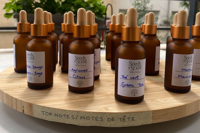 Paris 4 : Fragrance Creation Workshops - Vegan Perfumes - What You Take Home: 50ml + Trials + a Formula Card