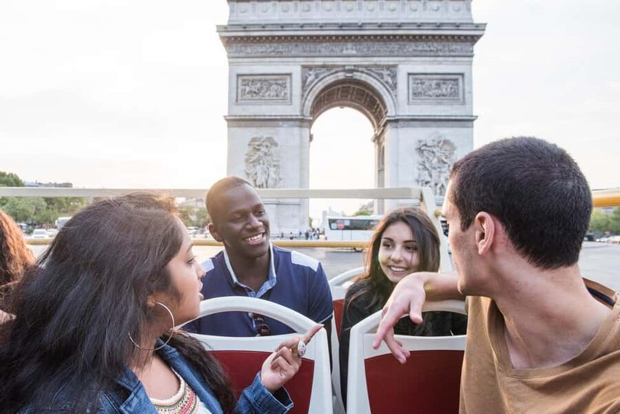 Paris: Arc de Triomphe Ticket & Big Bus Hop-on Hop-off Tour - Timed Arc de Triomphe access plus a hop-on hop-off day plan