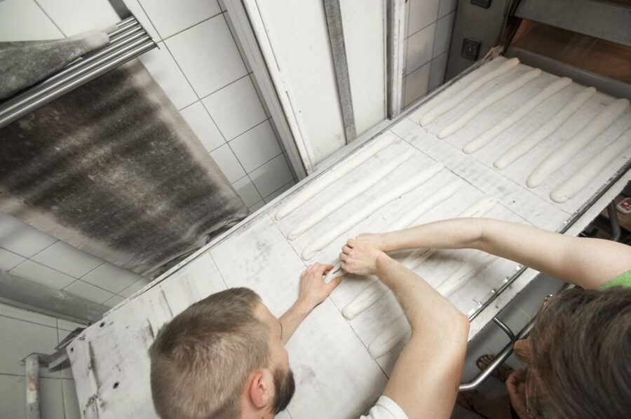 Paris Bakery Tour - Entering a real French boulangerie kitchen, not a staged set