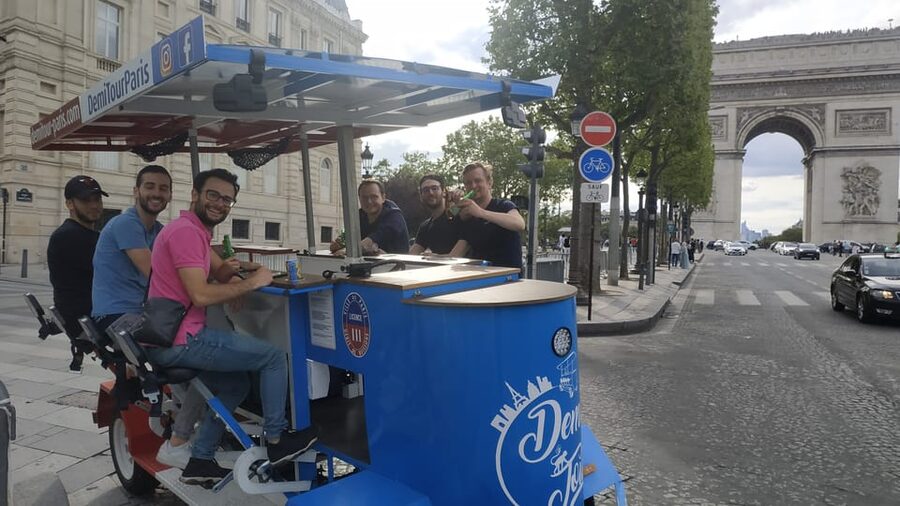 Paris: Beer Bike Bar With Drinks Included - The Champs Elysées Portion, Where the Ride Feels Like a Parade
