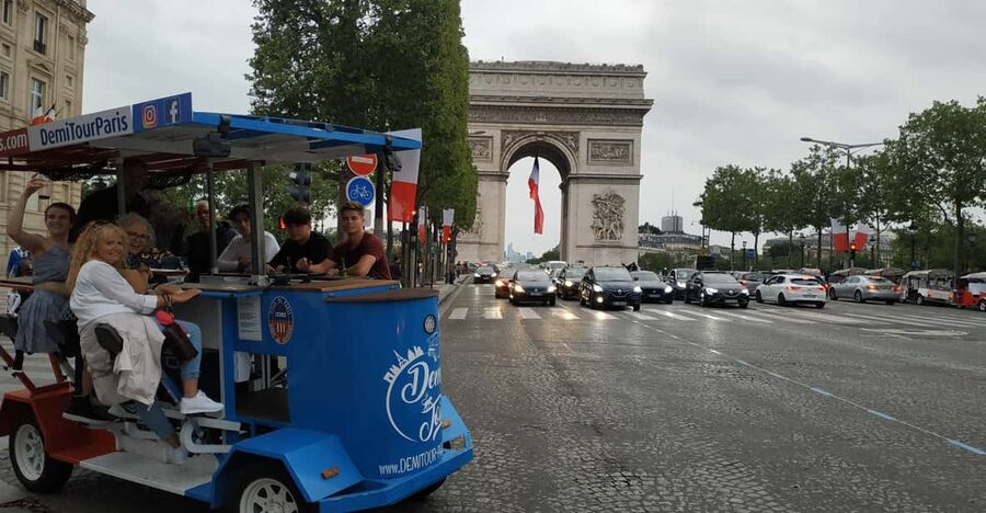 Paris: Beer Bike Bar With Drinks Included - Meeting at 63 Av. de la Grande Armée, Then Getting Set Up