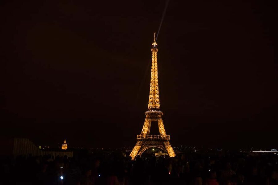 Paris: Big Bus Panoramic Night Tour by Open-Top Bus - The first stretch: Champs-Élysées sparkle and Arc de Triomphe scale