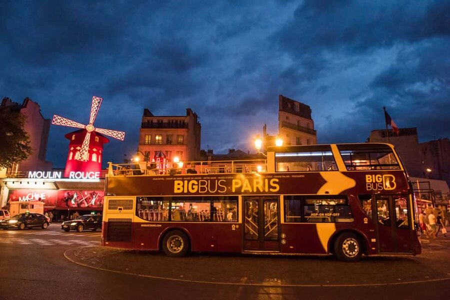 Paris: Big Bus Panoramic Night Tour by Open-Top Bus - Place de la Concorde to Palais Garnier, Opera lights, and golden facades