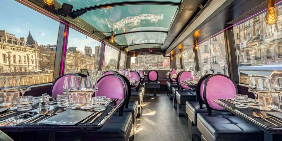 Paris: Bus Toqué Tour with 5-Course Dinner and Champagne - Upper-Deck Dining With Paris Night Views, Built for Date Nights