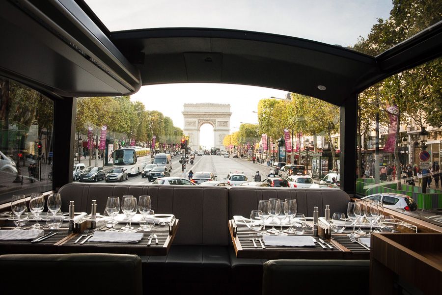 Paris: Bustronome Gourmet Lunch Tour on a Glass-Roof Bus - Lunch on the Move: Chef Vincent Thiessé’s 4 Courses