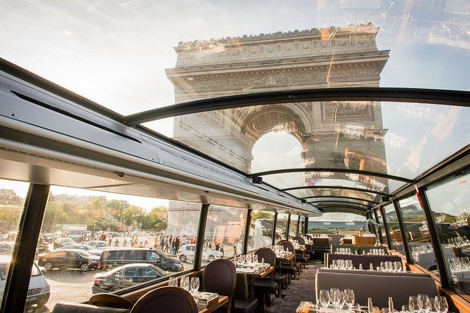 Paris Bustronome Gourmet Sightseeing Lunch on a Panoramic Bus - The lunch: a real 4-course meal, plus the fixed-menu reality