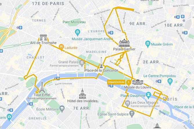 Paris by Night Tootbus Tour - Meeting point at 121 Pl. du Carrousel: arrive early, not on hope