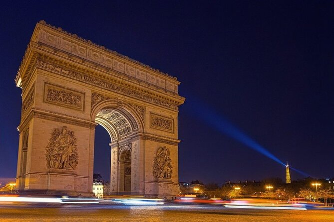 Paris by Night Tour in a Vintage Open-Top French Car Citroën DS - Grand Palais, Petit Palais, and Opéra Garnier: Art and Architecture Without a Ticket Line