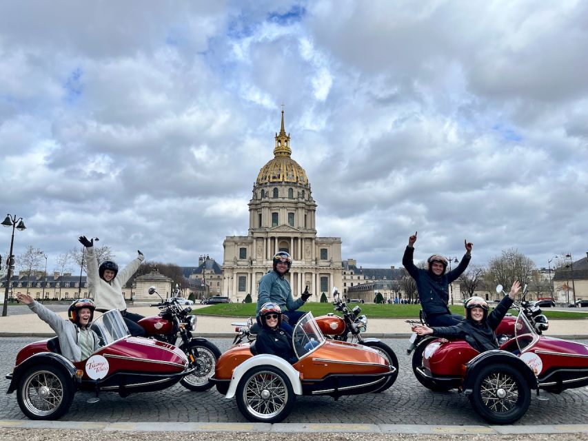 Paris by sidecar 1HR Tour - Eiffel Tower timing (about 10 minutes): best way to use it