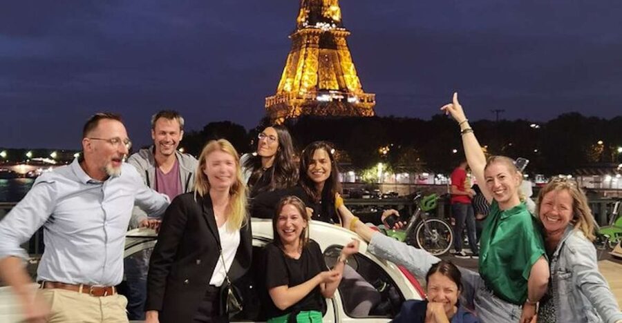 Paris: City Sightseeing Tour at Night in Vintage Car - Key highlights from this night ride