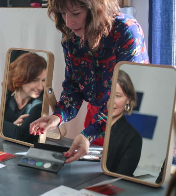 Paris: Color analysis - Getting to the Studio Near Canal Saint Martin, and What the Space Is Like