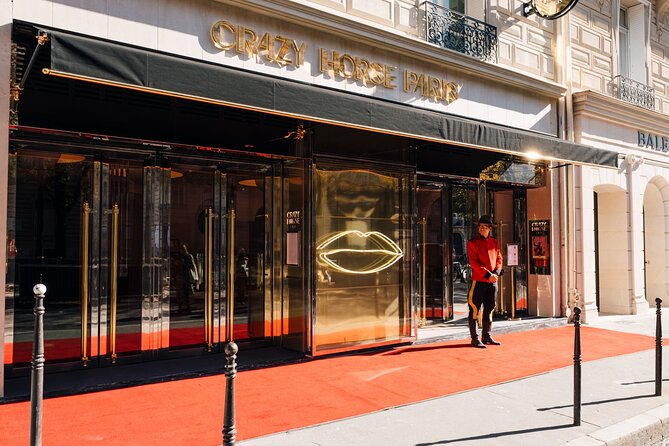 Paris Crazy Horse Cabaret Show with Beverages including Champagne - Stop at Crazy Horse: what happens once you check in
